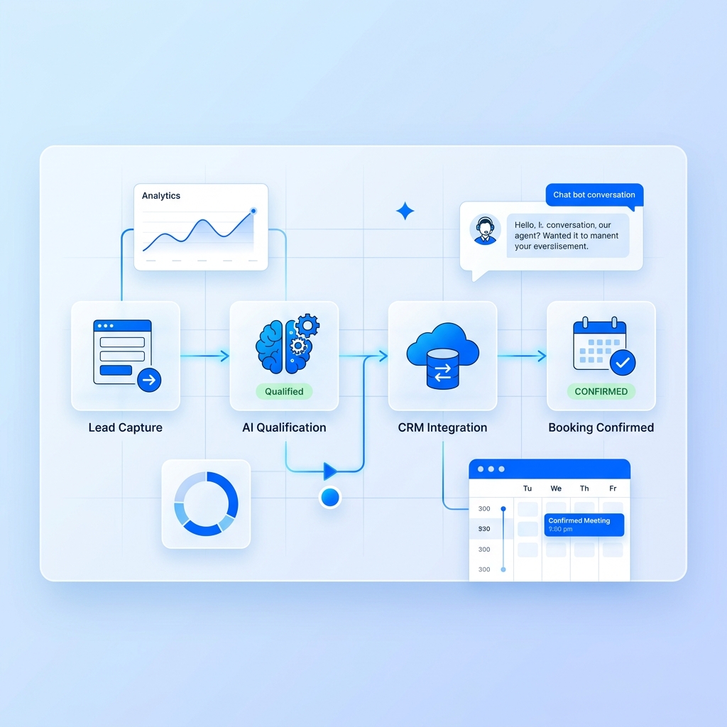 Eternity Media AI Automation Workflow — Lead Capture, Qualification, CRM Integration and Booking Pipeline
